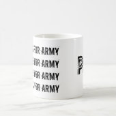 Private Nachrichten-Netz - A ist für Armee-Tasse Kaffeetasse (Mittel)