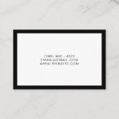 Private Nurse Caregiver Health Visitenkarte (Rückseite)