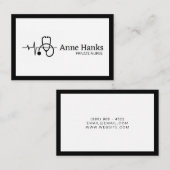 Private Nurse Caregiver Health Visitenkarte (Vorne/Hinten)