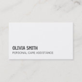 Private Nurse Zuhause Health Visitenkarte (Vorderseite)