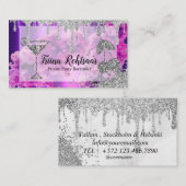 Private Party Barkeeper Bar Catering Getränke Visitenkarte (Vorne/Hinten)