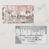 Private Party Barkeeper Bar Catering Getränke Visitenkarte (Vorne/Hinten)