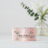 Private Party Barkeeper Visitenkarte (Stehend Vorderseite)