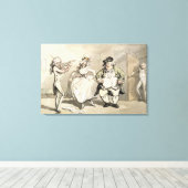 Private Praxis vor dem Ball, von "Szene Leinwanddruck (Insitu (Holzboden))