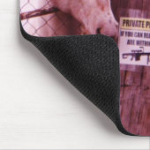 Private Property Lavendel Mousepad (Ecke)