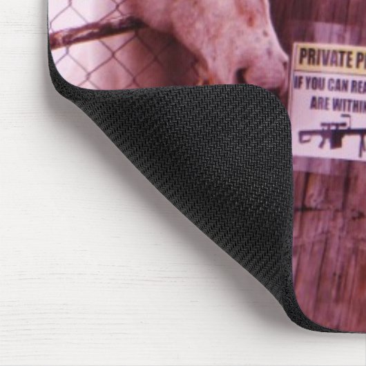 Private Property Lavendel Mousepad (Ecke)