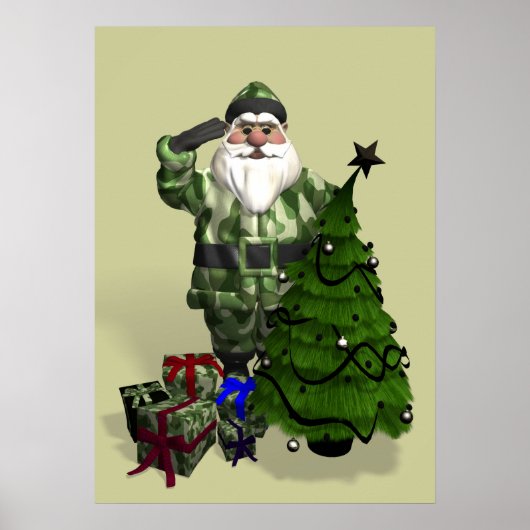 Private Santa Claus Poster (Vorne)