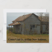 Private Schöne Adressenänderung: Besuchen Sie Ankündigung (Vorderseite)