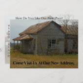 Private Schöne Adressenänderung: Besuchen Sie Ankündigung (Vorne/Hinten)