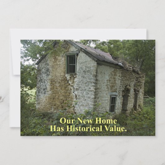 Private Schöne Änderung der Adresskarte - Historis Ankündigung (Vorderseite)