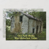 Private Schöne Änderung der Adresskarte - Historis Ankündigung (Vorne/Hinten)