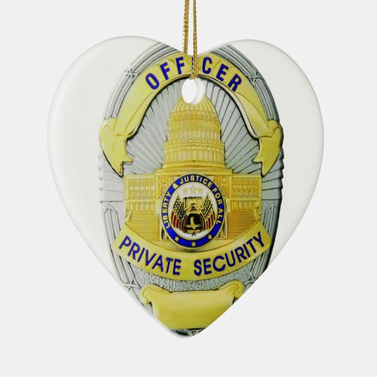 Private Sicherheit Keramikornament (Rechts)