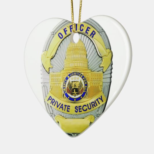 Private Sicherheit Keramikornament (Links)