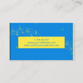 Private Singer Music Teacher Business Card Visitenkarte (Rückseite)