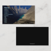 Private Strand-Visitenkarte-Schablone Visitenkarte (Vorne/Hinten)