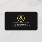 Private Treiber für die atemberaubende Gold-Line Visitenkarte (Rückseite)