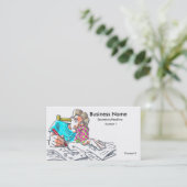 Private Tutor-Visitenkarten Visitenkarte (Stehend Vorderseite)