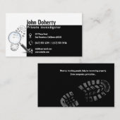 Private Untersuchung | Detektiv Beruflich Visitenkarte (Vorne/Hinten)