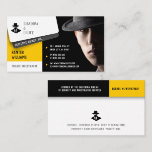 Private Untersuchungen   Detective Beruflich Bu Visitenkarte