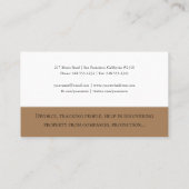 Private Untersuchungen | Detektiv Beruflich Visitenkarte (Rückseite)