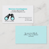 Private Untersuchungs-Fernglas-Visitenkarte Visitenkarte (Vorne/Hinten)