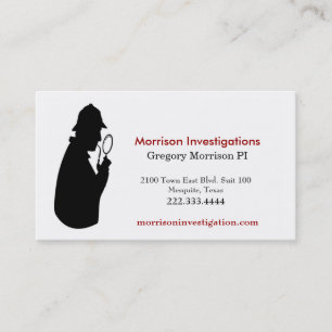 Private Untersuchungs-Visitenkarte PUs Visitenkarte