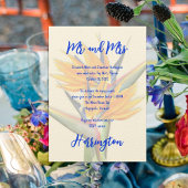 Private Wedding Bird of Paradise Blume Party Einladung
