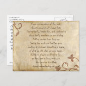 Private Wiedersehen-Card Postkarte (Vorne/Hinten)