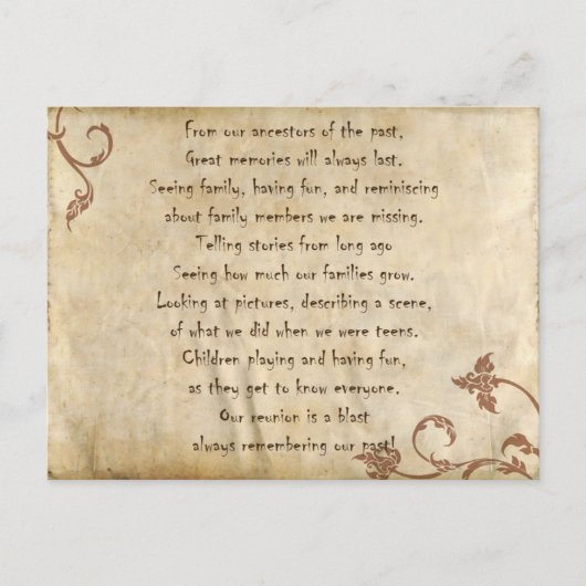 Private Wiedersehen-Card Postkarte (Vorderseite)