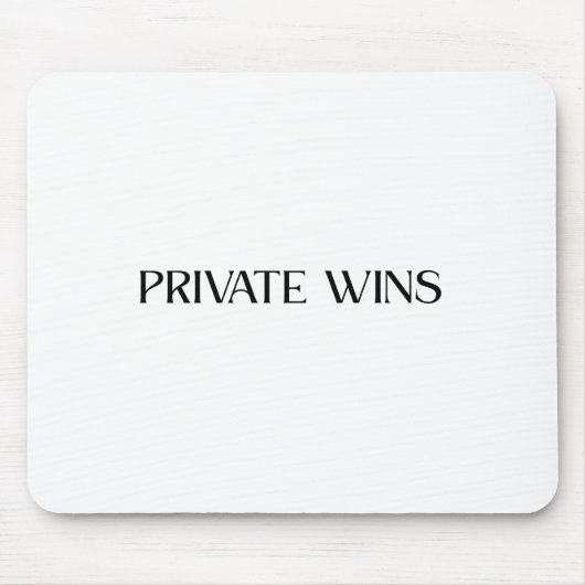 Private Wins Ergonomic Wrist Support Mouse Pad Mousepad (Vorne)