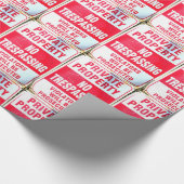 Privateigentumspapier Geschenkpapier (Ecke)