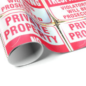 Privateigentumspapier Geschenkpapier (Rolleneckpunkt)