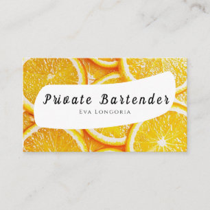 Privater Barkeeper Firmenkarte Visitenkarte
