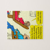 Privater Blasen-Therapeut-Cartoon des Gedankens Puzzle (Horizontal)