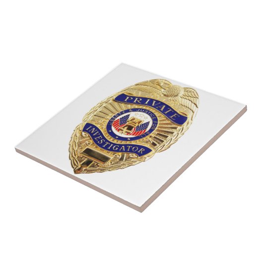 Privater Forscher-Abzeichen Fliese (Seite)