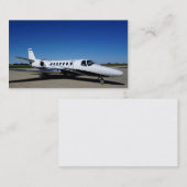 Privater Jet-Visitenkarte Visitenkarte (Vorne/Hinten)