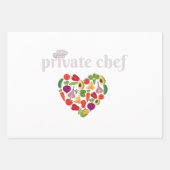 Privater Koch Geschenkpapier Set (Vorderseite 2)