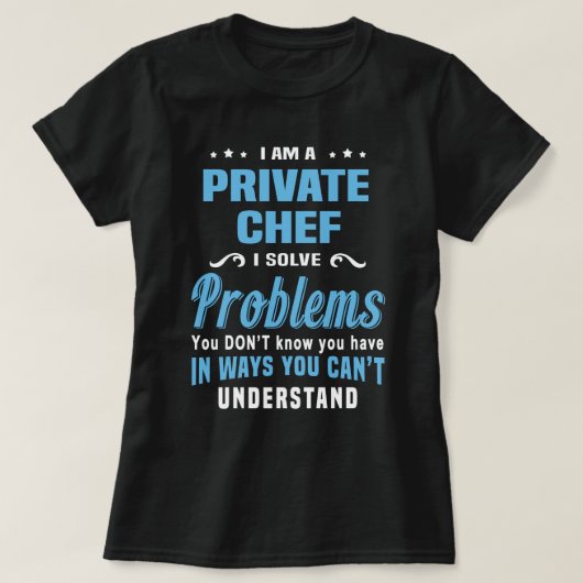 Privater Koch T-Shirt (Design vorne)