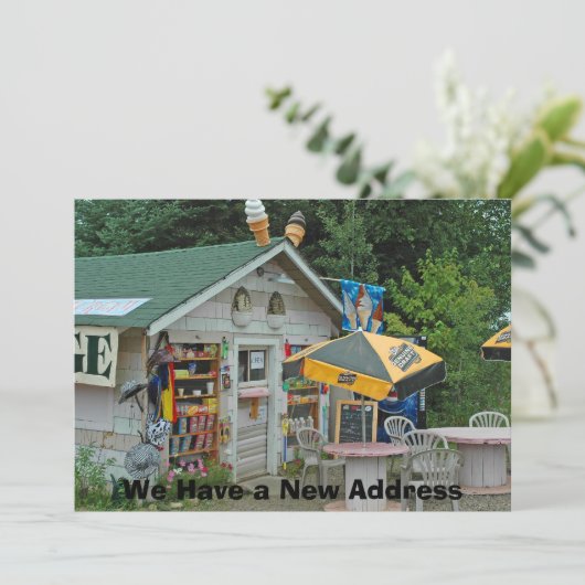 Privater lustiger Adresswechsel - Nordwoods Ankündigung (Stehend Vorderseite)