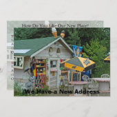 Privater lustiger Adresswechsel - Nordwoods Ankündigung (Vorne/Hinten)