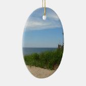 Privater Strand auf Michigansee Keramikornament (Rechts)