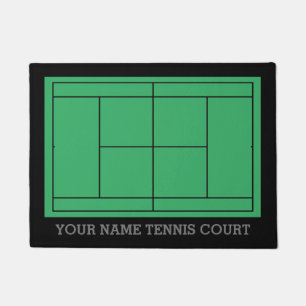 Privater Tennisplatz mit eigenem Empfang Fußmatte