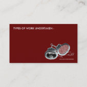 Privates Auge Visitenkarte (Rückseite)