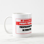 Privates Eigentums-Tasse Kaffeetasse (Links)