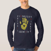Privates Identitäts-Shirt T-Shirt (Vorderseite)