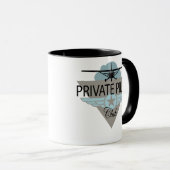 Privates Pilotverein Tasse (VorderseiteRechts)