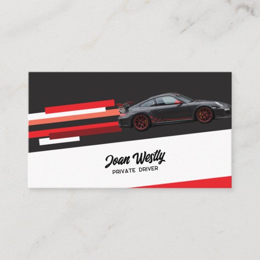 Privatfahrer Visitenkarte (Vorderseite)