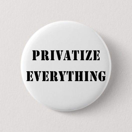 Privatisieren Sie alles Button (Vorderseite)