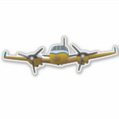 Privatjet. Aufkleber (Vorderseite)