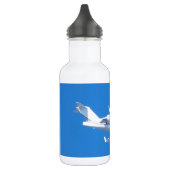 Privatjet. Edelstahlflasche (Links)